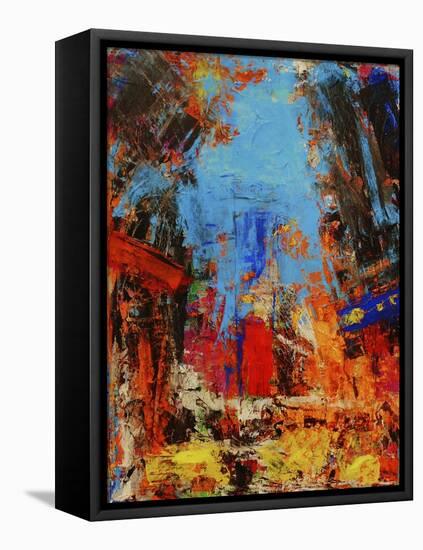 Times Square-Rock Demarco-Framed Premier Image Canvas