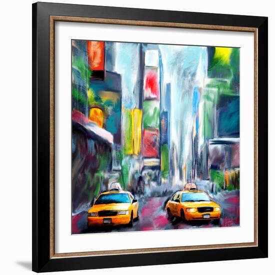 Times Square-Kimberly Allen-Framed Art Print