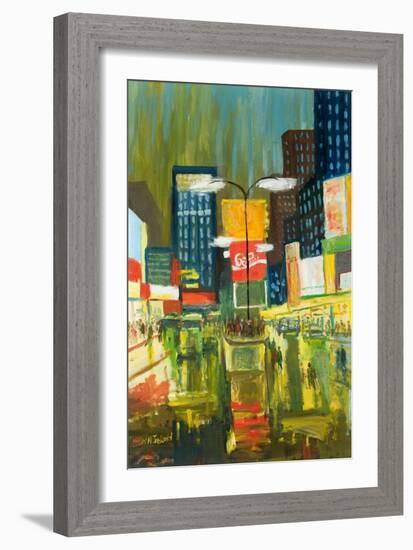 Times Square-William Ireland-Framed Giclee Print