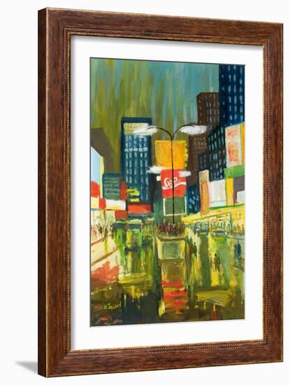 Times Square-William Ireland-Framed Giclee Print