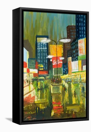 Times Square-William Ireland-Framed Premier Image Canvas