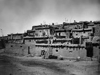 Head of Cañon De Chelle, Looking Down. Walls About 1200 Feet in Height, 1873-Timothy O'Sullivan-Framed Photographic Print