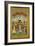 Timur Handing the Imperial Crown to Babur, India-Govardhan-Framed Giclee Print