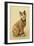 Tin-Glazed Earthenware Figure of a Cat-Émile Gallé-Framed Giclee Print