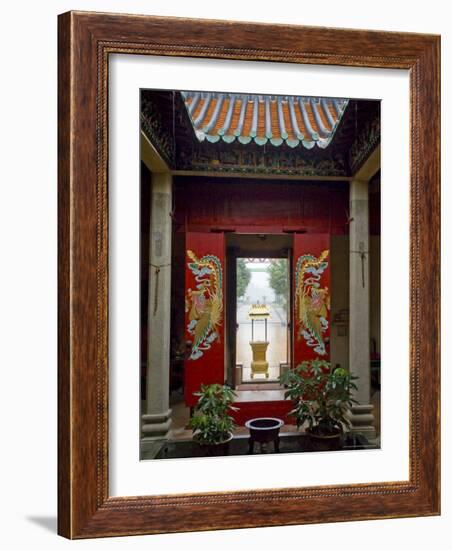 Tin Hau Temple, Stanley, Hong Kong, China-Charles Bowman-Framed Photographic Print