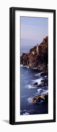 Tin Mines at the Coast, Botallack Mine, Cornwall, England-null-Framed Photographic Print