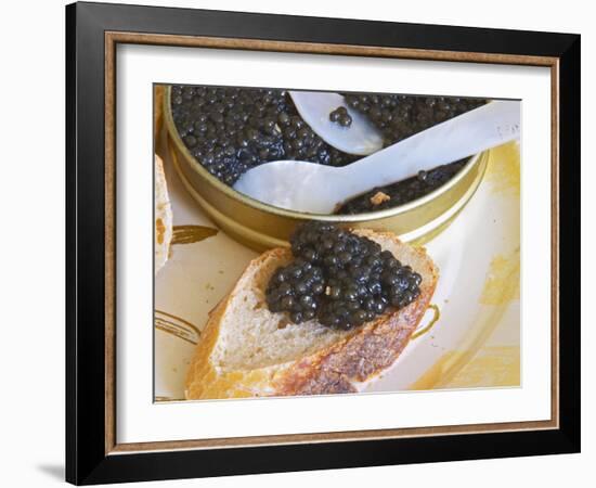 Tin of Black Caviar and Mother-Of-Pearl, Caviar Et Prestige, Saint Sulpice Et Cameyrac-Per Karlsson-Framed Photographic Print