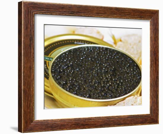 Tin of Black Caviar with Bread, Caviar Et Prestige, Saint Sulpice Et Cameyrac-Per Karlsson-Framed Photographic Print