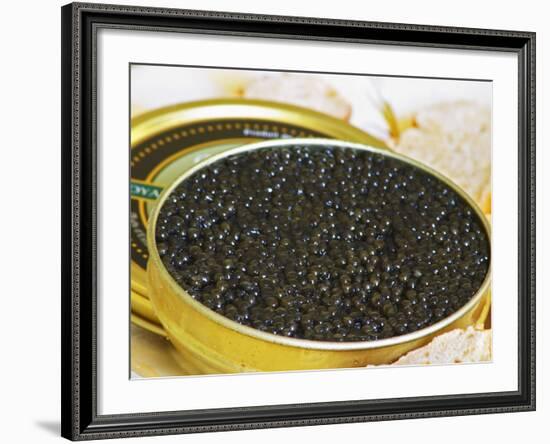 Tin of Black Caviar with Bread, Caviar Et Prestige, Saint Sulpice Et Cameyrac-Per Karlsson-Framed Photographic Print