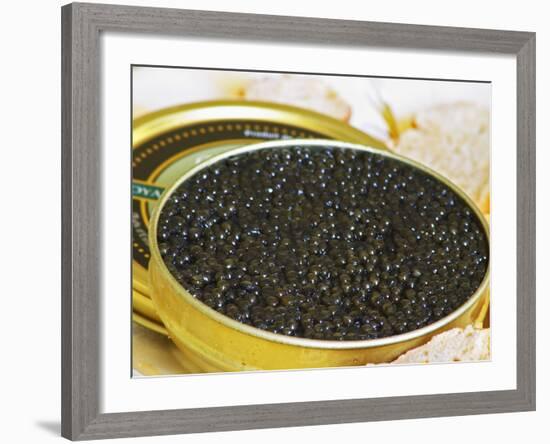 Tin of Black Caviar with Bread, Caviar Et Prestige, Saint Sulpice Et Cameyrac-Per Karlsson-Framed Photographic Print