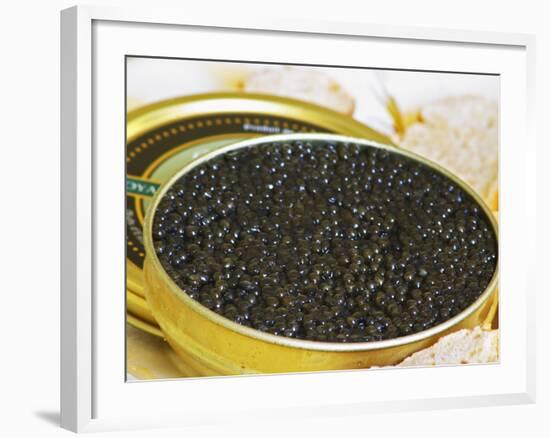 Tin of Black Caviar with Bread, Caviar Et Prestige, Saint Sulpice Et Cameyrac-Per Karlsson-Framed Photographic Print