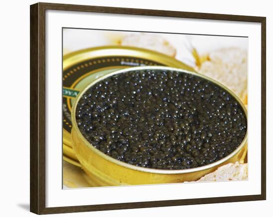 Tin of Black Caviar with Bread, Caviar Et Prestige, Saint Sulpice Et Cameyrac-Per Karlsson-Framed Photographic Print