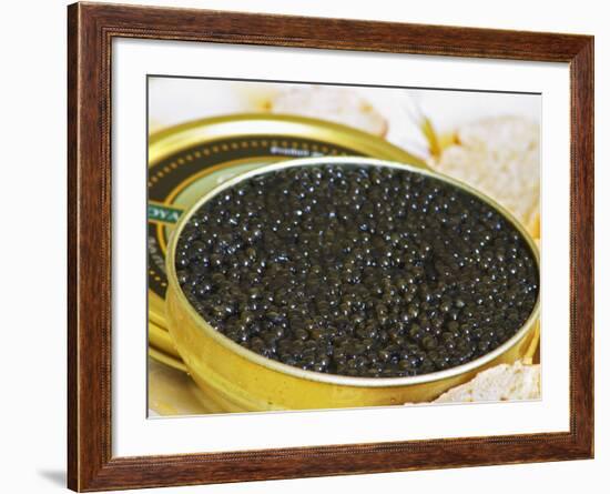 Tin of Black Caviar with Bread, Caviar Et Prestige, Saint Sulpice Et Cameyrac-Per Karlsson-Framed Photographic Print