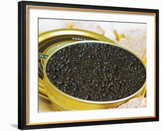 Tin of Black Caviar with Bread, Caviar Et Prestige, Saint Sulpice Et Cameyrac-Per Karlsson-Framed Photographic Print