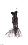 Black Dress with Flair-Tina-Art Print