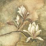 Burlap Magnolia I-Tina Chaden-Art Print