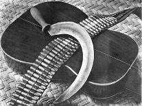 Mexican Revolution: Guitar, Sickle and Ammunition Belt, Mexico City, 1927-Tina Modotti-Giclee Print