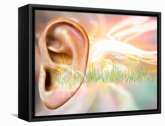 Tinnitus, Conceptual Artwork-Victor Habbick-Framed Premier Image Canvas