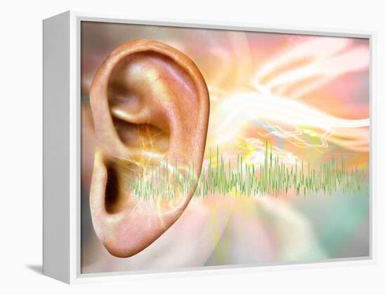 Tinnitus, Conceptual Artwork-Victor Habbick-Framed Premier Image Canvas