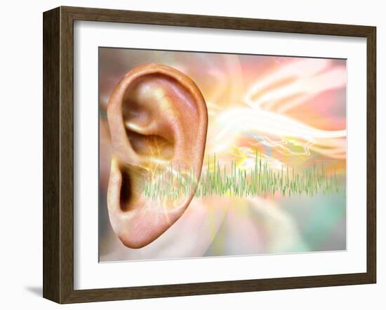 Tinnitus, Conceptual Artwork-Victor Habbick-Framed Photographic Print