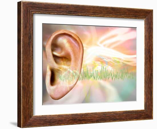 Tinnitus, Conceptual Artwork-Victor Habbick-Framed Photographic Print