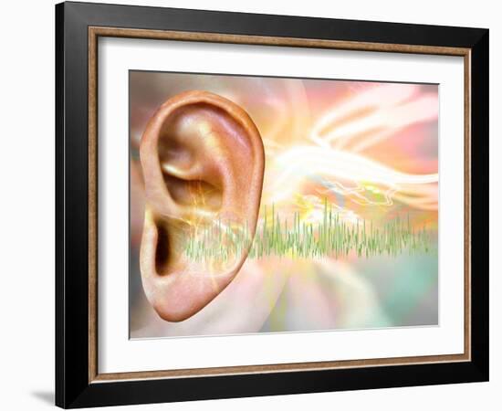 Tinnitus, Conceptual Artwork-Victor Habbick-Framed Photographic Print