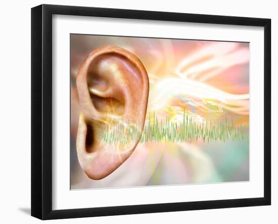 Tinnitus, Conceptual Artwork-Victor Habbick-Framed Photographic Print