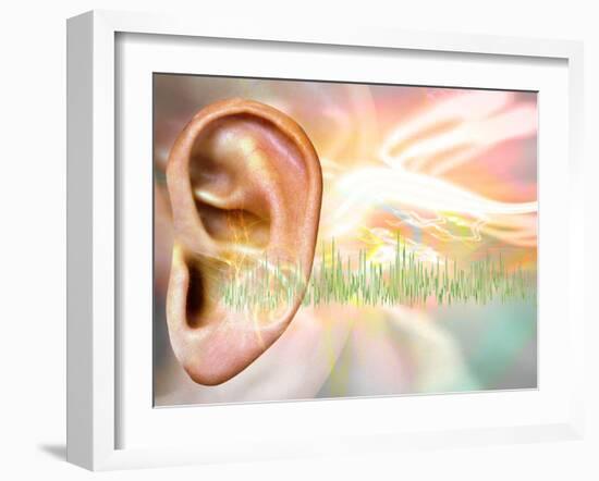 Tinnitus, Conceptual Artwork-Victor Habbick-Framed Photographic Print