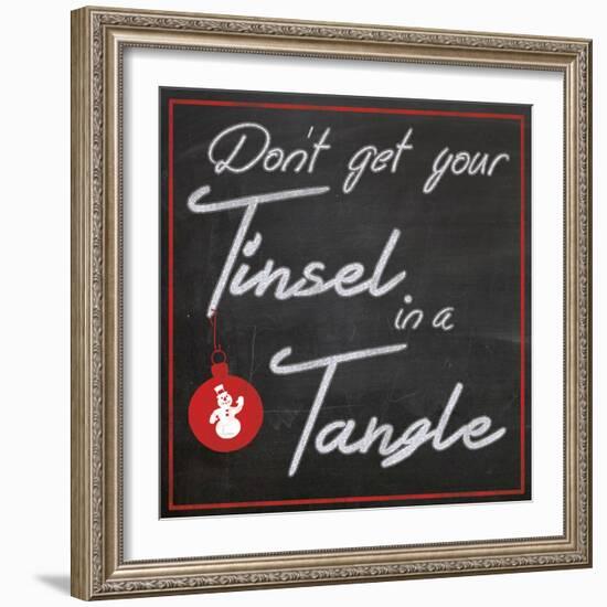 Tinsel Board-Lauren Gibbons-Framed Art Print