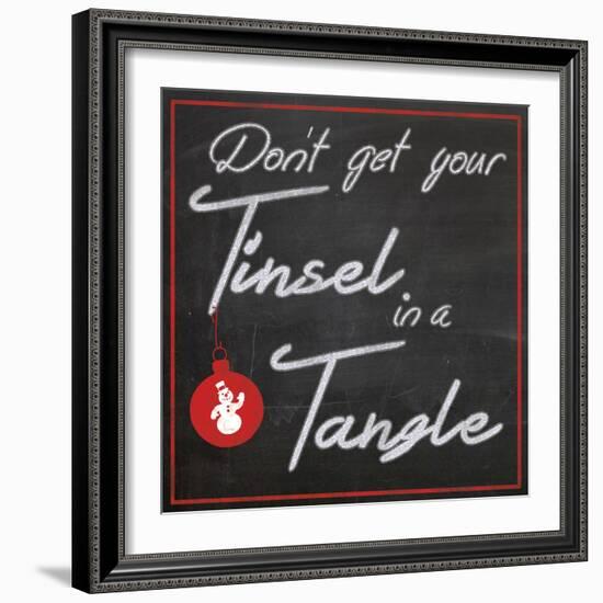 Tinsel Board-Lauren Gibbons-Framed Art Print