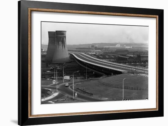 Tinsley Viaduct on the M1 after Completion, Sheffield, South Yorkshire, 1968-Michael Walters-Framed Photographic Print