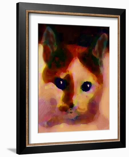 Tinsy Cat-Kenny Primmer-Framed Art Print