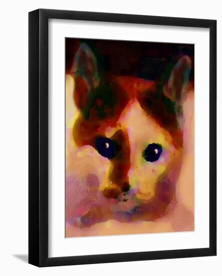 Tinsy Cat-Kenny Primmer-Framed Art Print