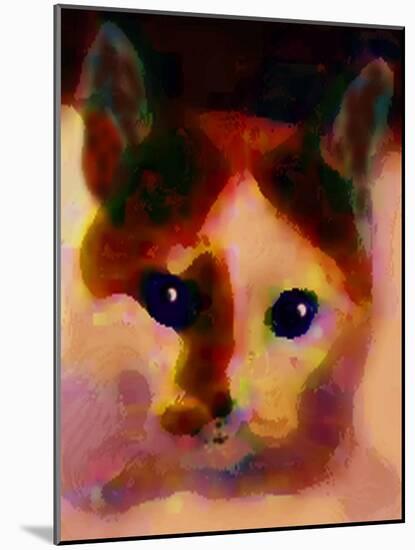 Tinsy Cat-Kenny Primmer-Mounted Art Print