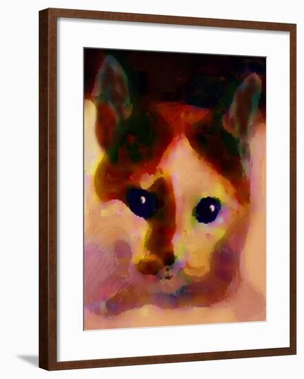 Tinsy Cat-Kenny Primmer-Framed Art Print