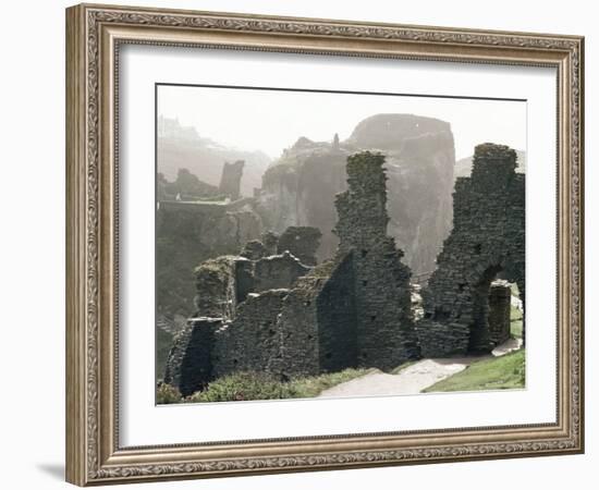 Tintagel Castle, Cornwall, England, United Kingdom-Adam Woolfitt-Framed Photographic Print