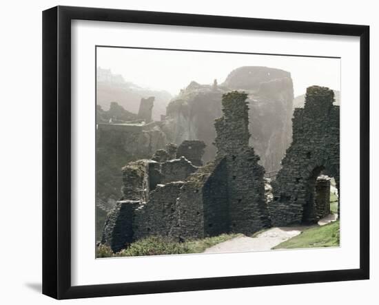 Tintagel Castle, Cornwall, England, United Kingdom-Adam Woolfitt-Framed Photographic Print