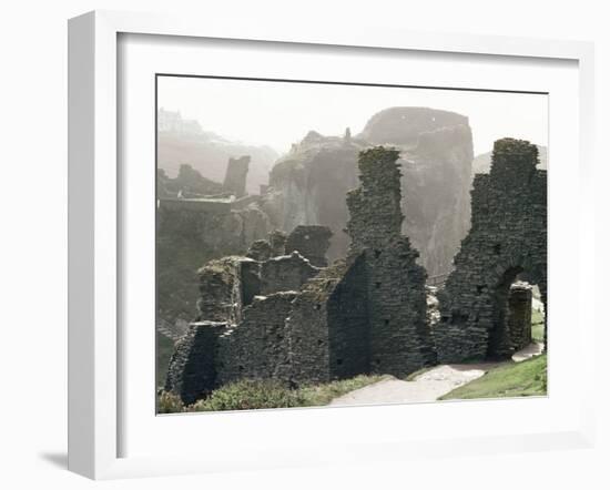 Tintagel Castle, Cornwall, England, United Kingdom-Adam Woolfitt-Framed Photographic Print