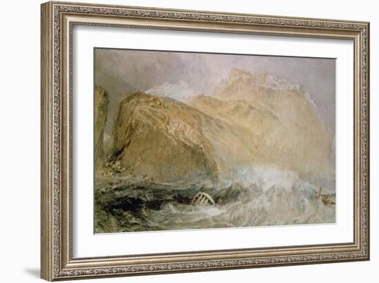 Tintagel Castle, Cornwall-J. M. W. Turner-Framed Giclee Print