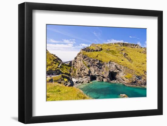 Tintagel Castle, Tintagel, Cornwall, England, United Kingdom, Europe-Kav Dadfar-Framed Photographic Print