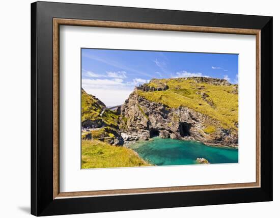 Tintagel Castle, Tintagel, Cornwall, England, United Kingdom, Europe-Kav Dadfar-Framed Photographic Print