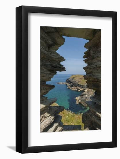 Tintagel Castle-Guido Cozzi-Framed Premium Photographic Print