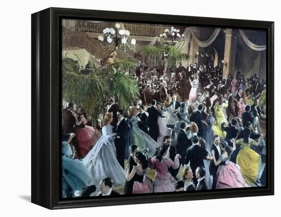 Tinted Still Depicting a Ballroom Scene from the Film 'Au Bonheur Des Dames' by Andre Cayatte-null-Framed Premier Image Canvas