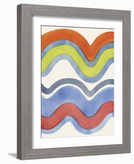 Tinted Waves-Maja Gunnarsdottir-Framed Giclee Print