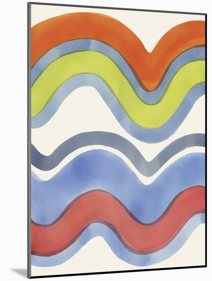 Tinted Waves-Maja Gunnarsdottir-Mounted Giclee Print