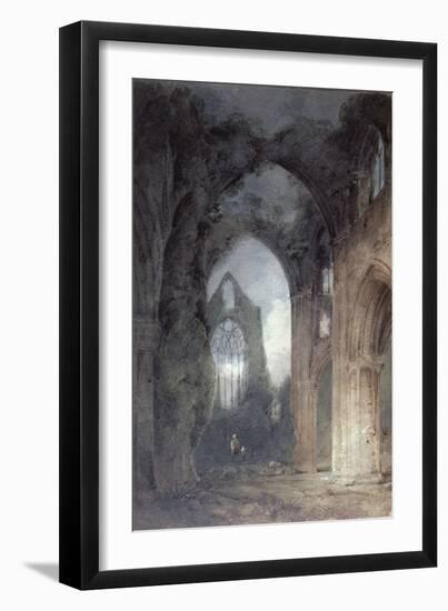 Tintern Abbey by Moonlight-John Sell Cotman-Framed Giclee Print