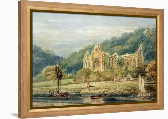 Tintern Abbey-Thomas Girtin-Framed Premier Image Canvas