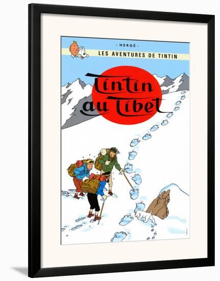 Tintin au Tibet, c.1960-Hergé (Georges Rémi)-Framed Art Print