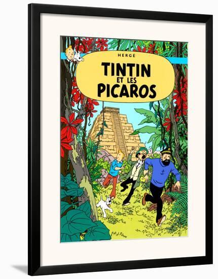Tintin et Le Picaros, c.1976-Hergé (Georges Rémi)-Framed Art Print