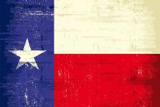 Texas Grunge Flag-TINTIN75-Framed Art Print
